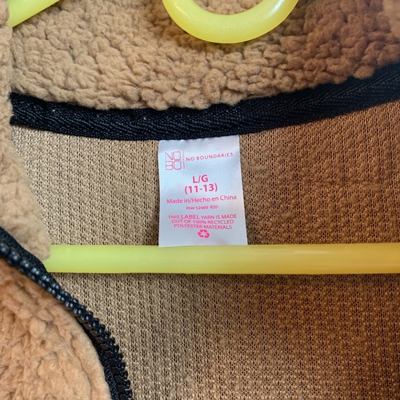 ❤️Brown Fuzzy Half-Zip - Picture 4 of 7